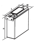 SBS B14F, Герметизированные аккумуляторные батареи